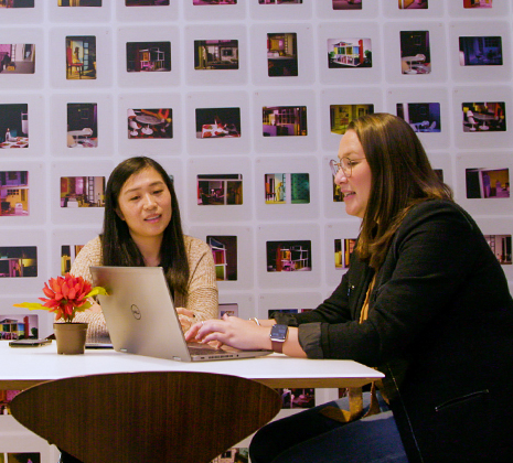 Meeting von Annie und Christina