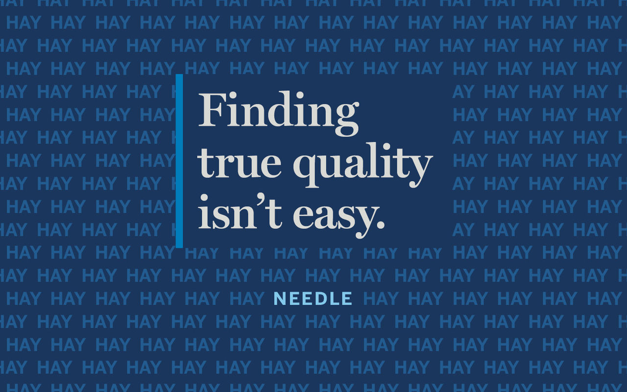 Finding true quality isn't easy